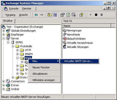 Virtual NNTP Server - Installation